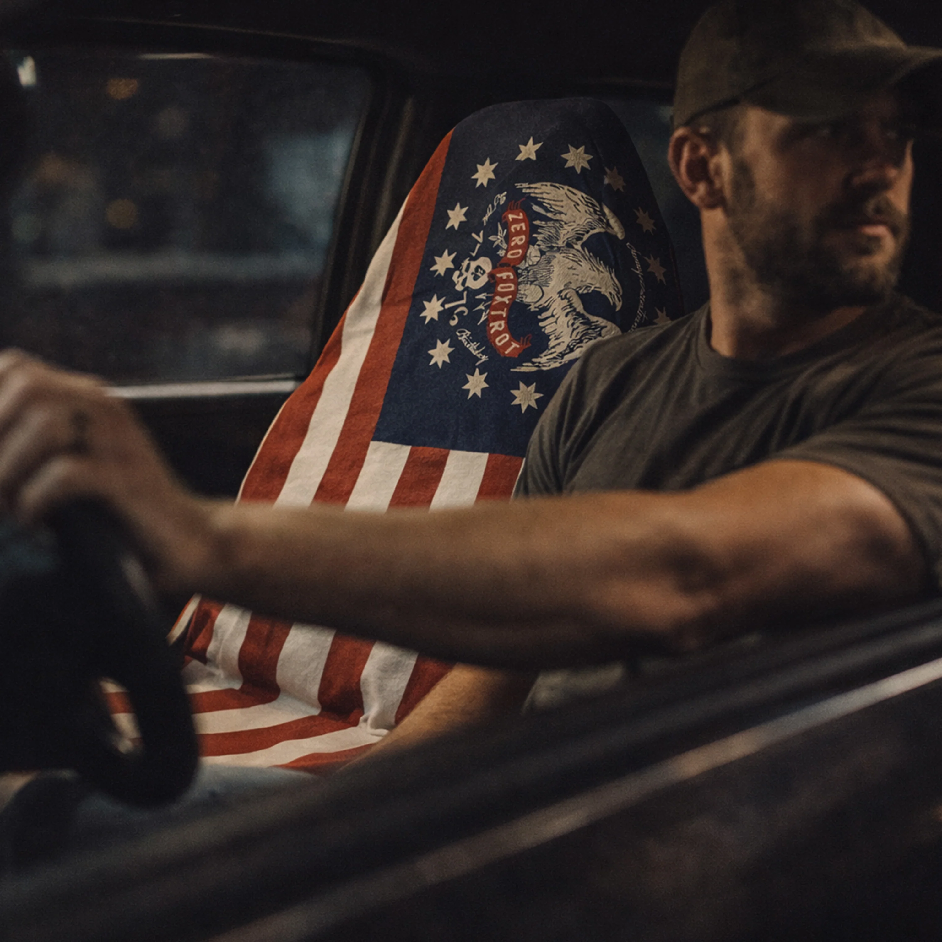 Beach Chair Towel in Old Glory - Image 2